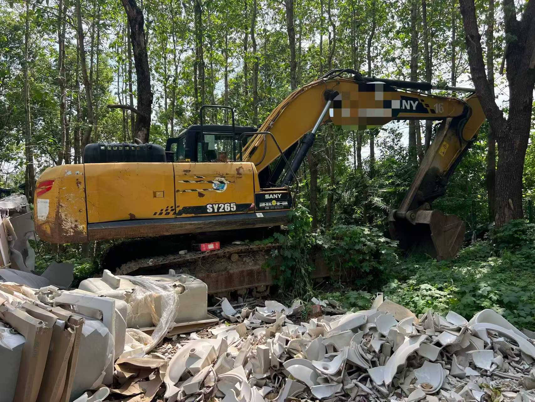 Buy Sany SY245H Used Excavator / 4