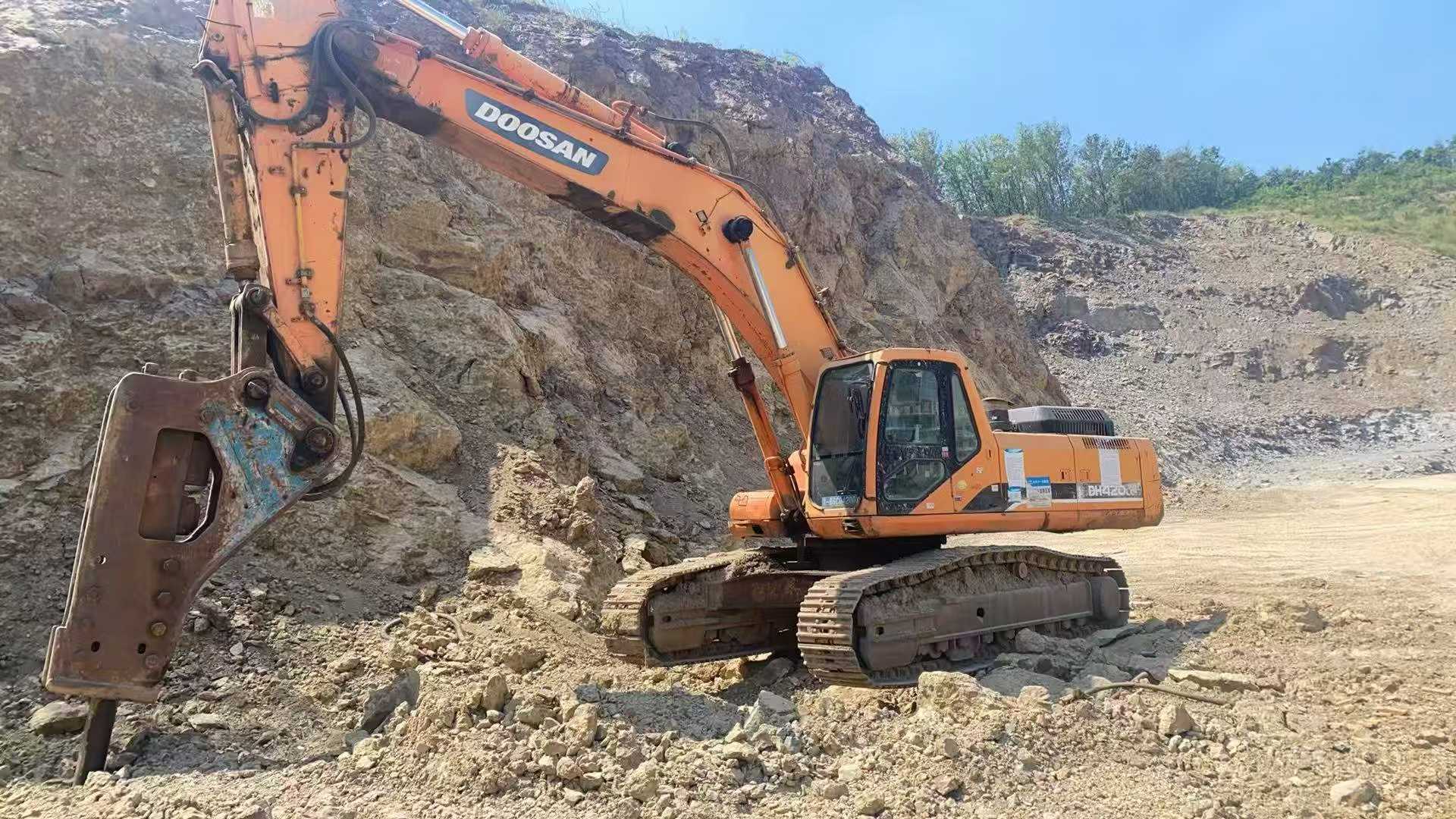 Buy Doosan DH420 Used Excavator / 2