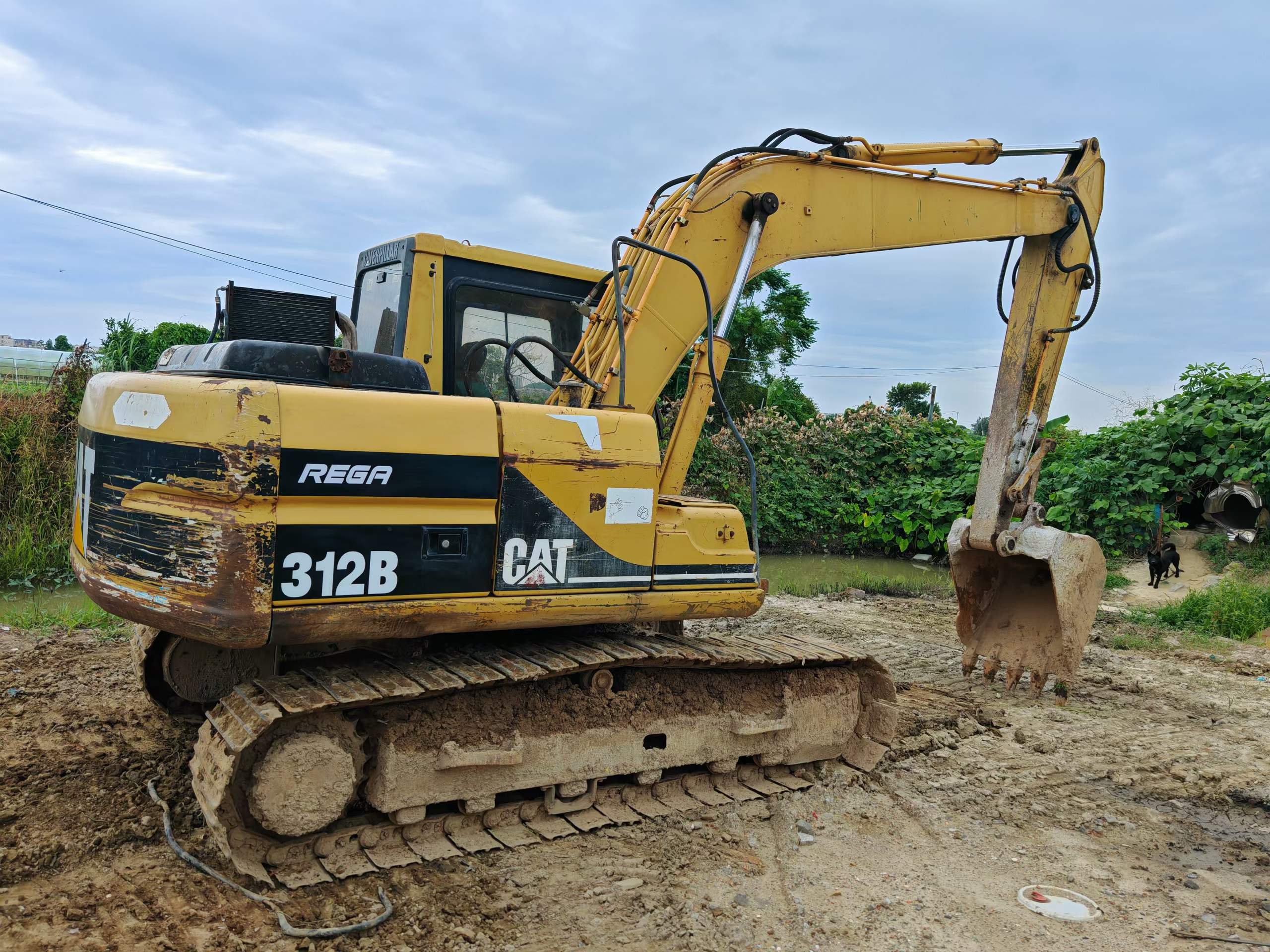 شراء Caterpillar 312B مستعمل حفارة
