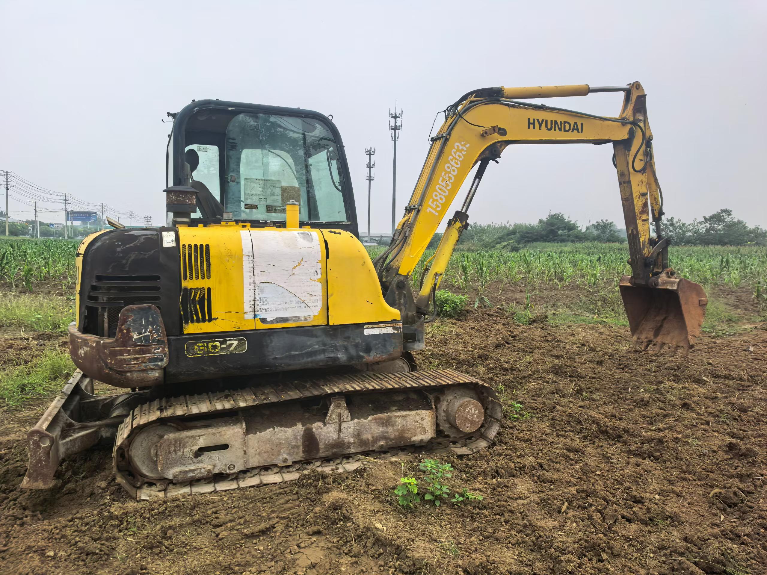 شراء Hyundai R60-7 مستعمل حفارة