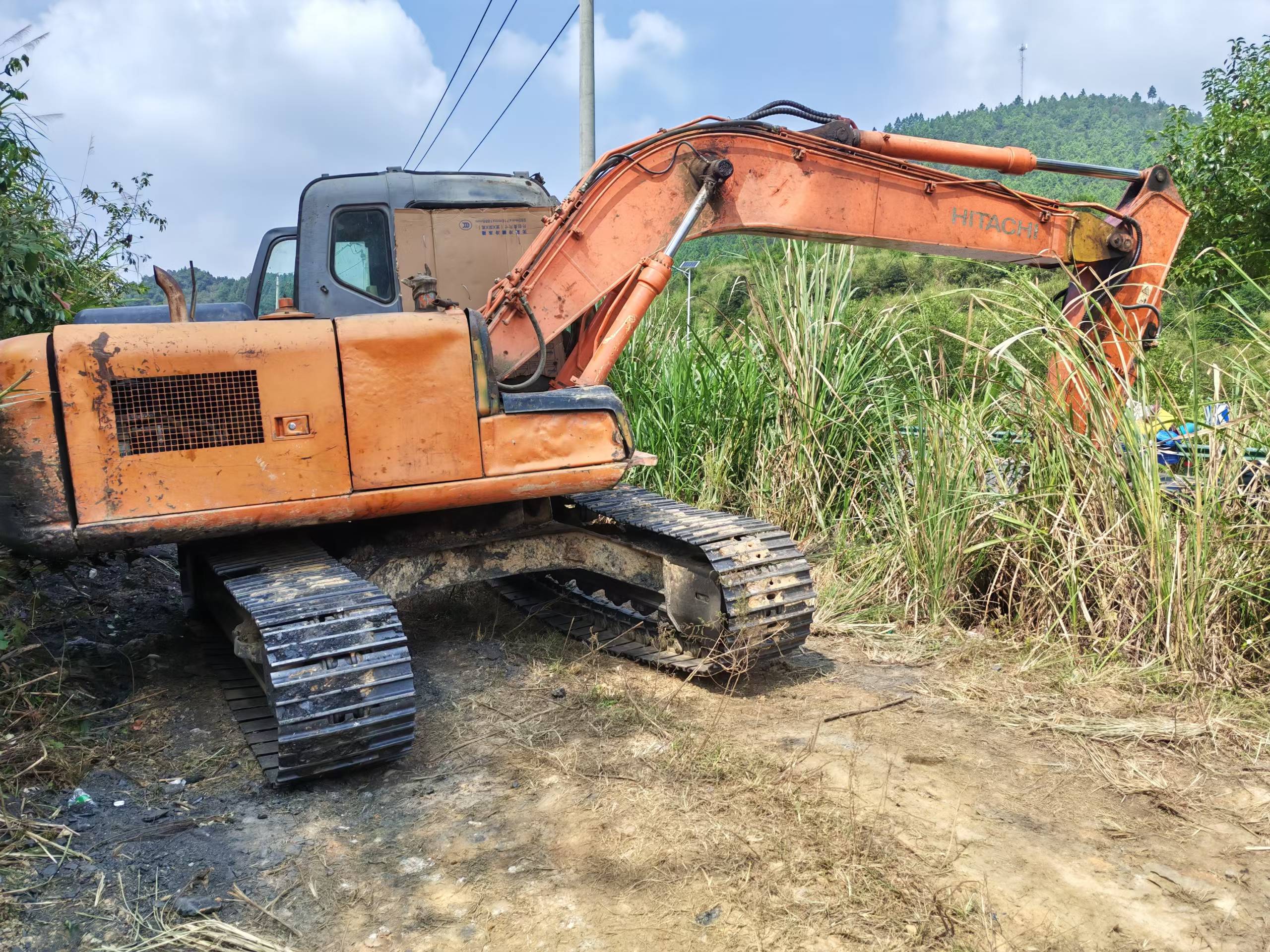 Acheter Hitachi EX120-6 D'occasion Pelle
