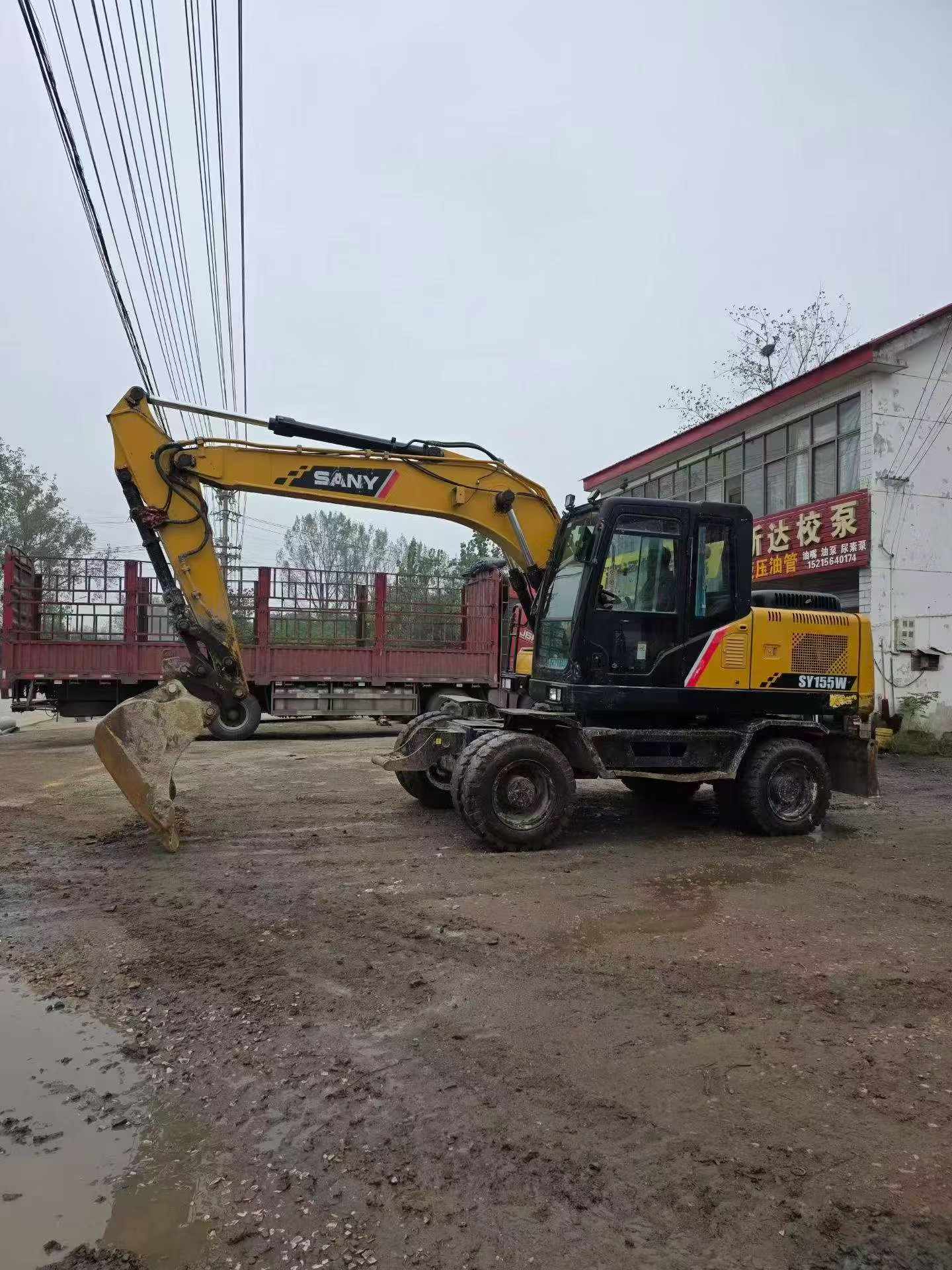 Купить Sany SY155C Подержанный Экскаватор