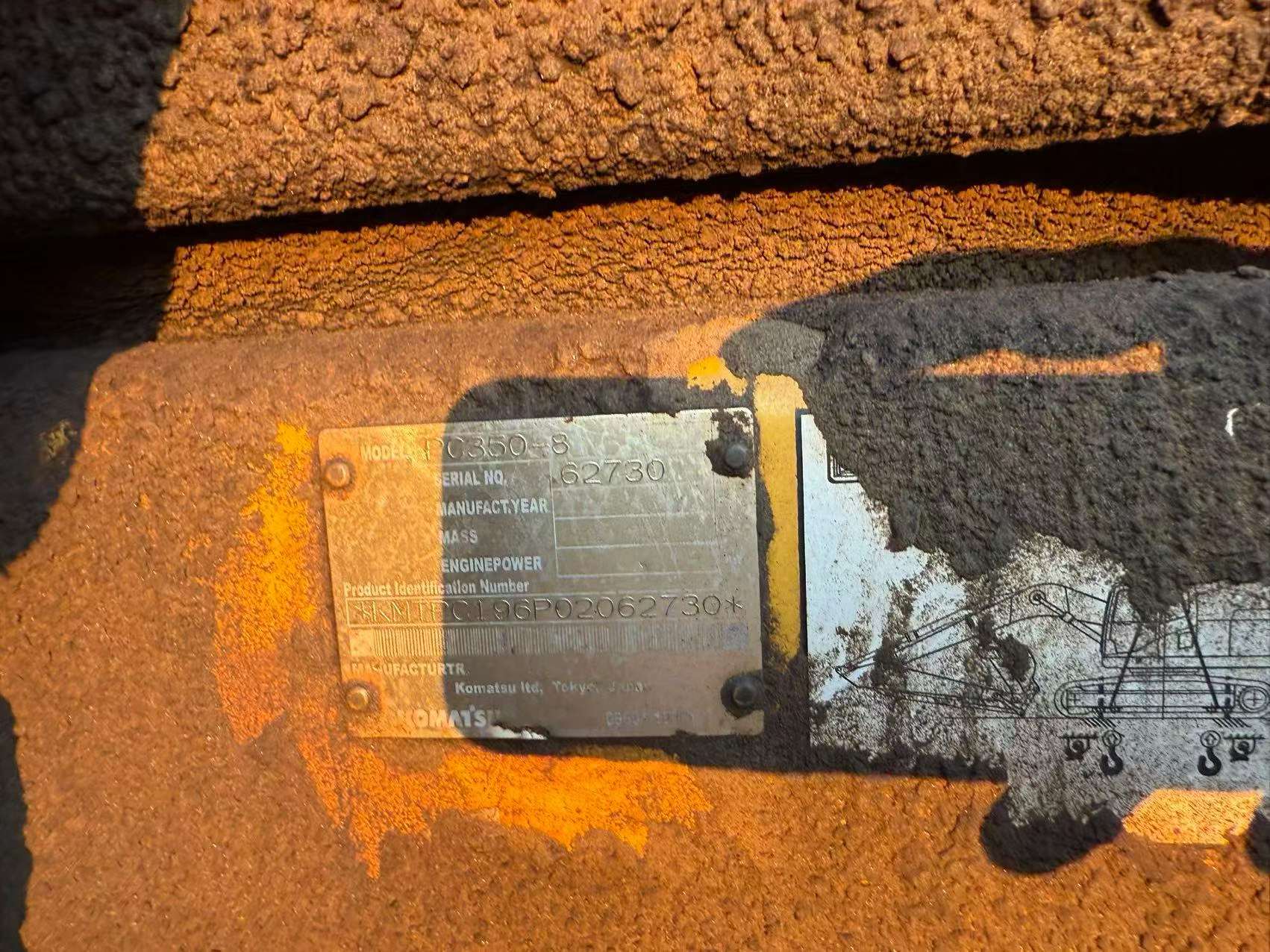 Compre Escavadeira Komatsu PC350-8 Usada / 9