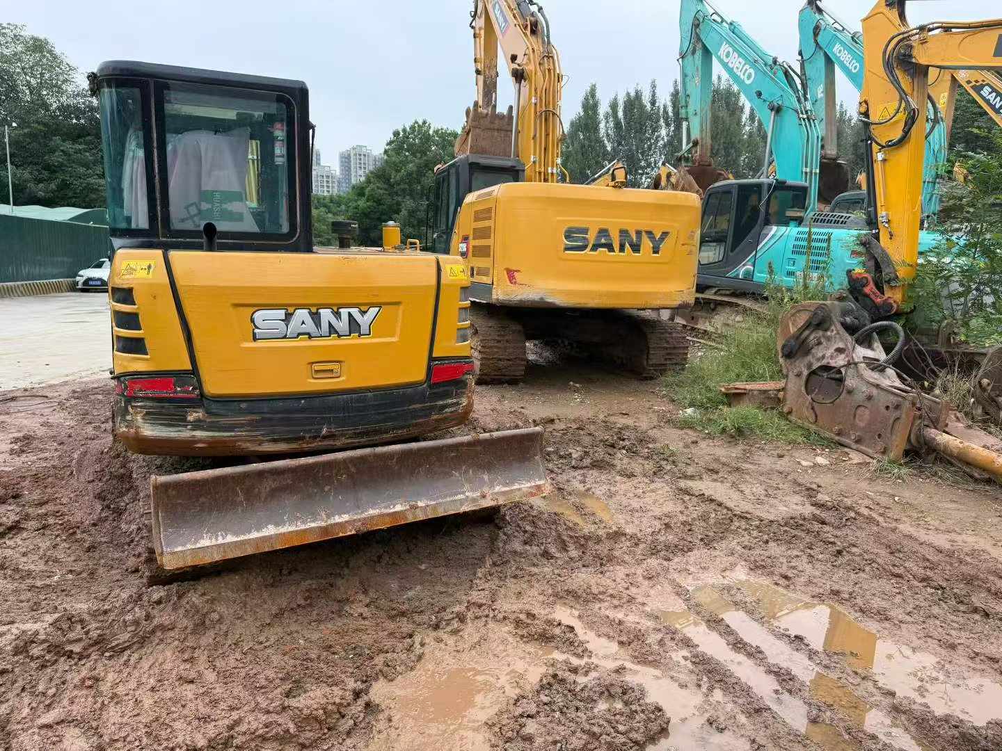 Buy Sany SY60 Used Excavator / 6