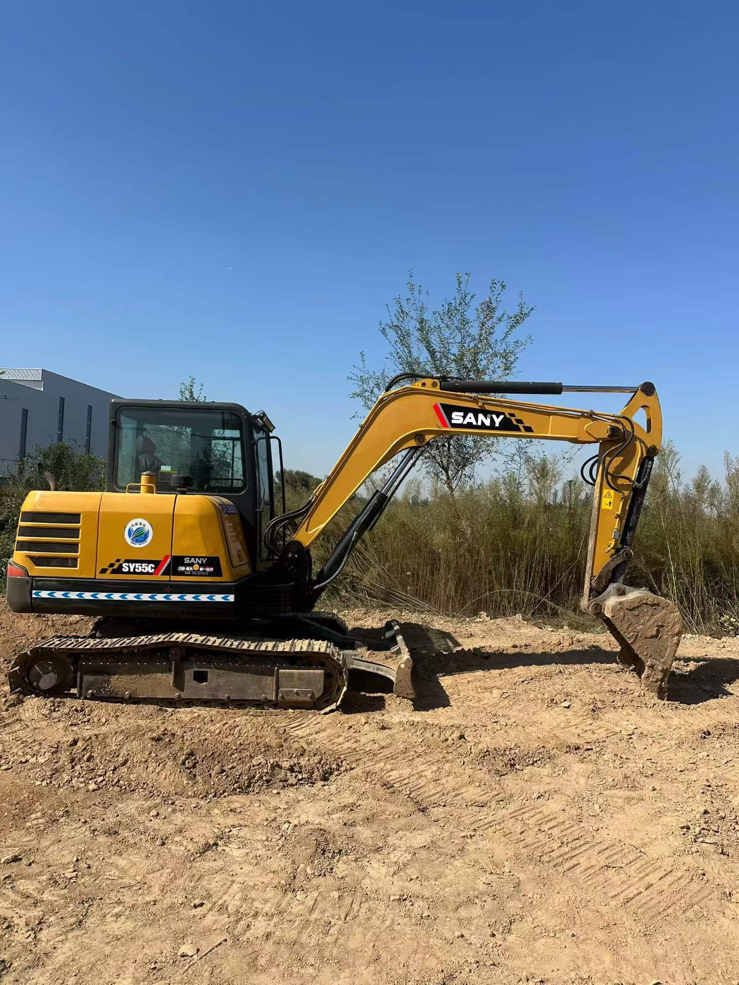 Buy Sany SY55 Used Excavator / 8