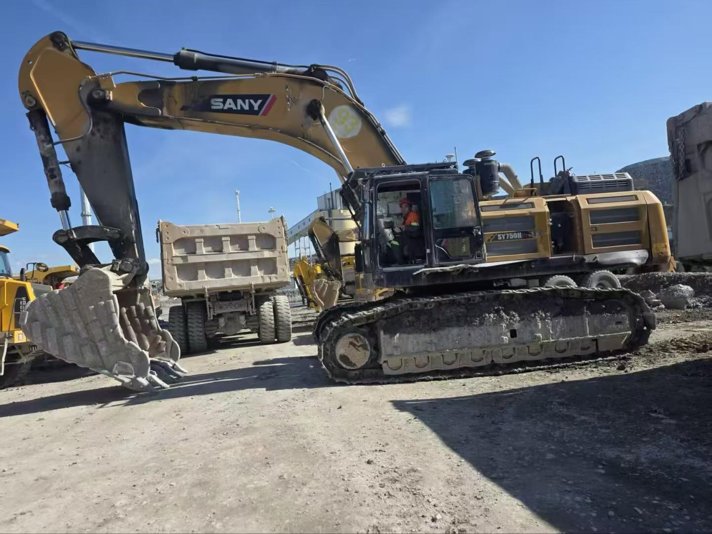 Comprar Sany SY750H Usado Escavadeira Comprar Sany SY750H Usado Escavadeira
