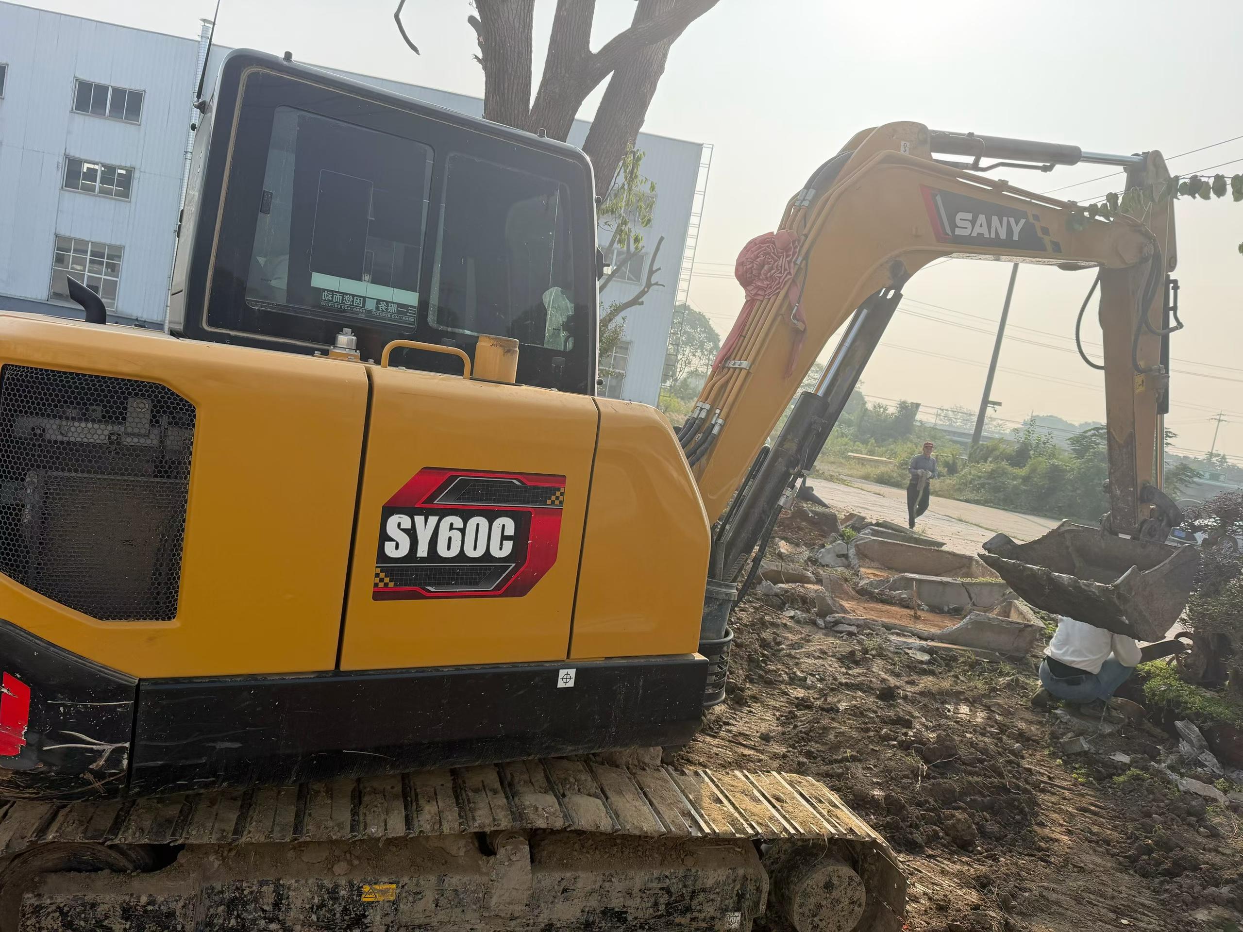 Buy Sany SY55 Used Excavator / 4