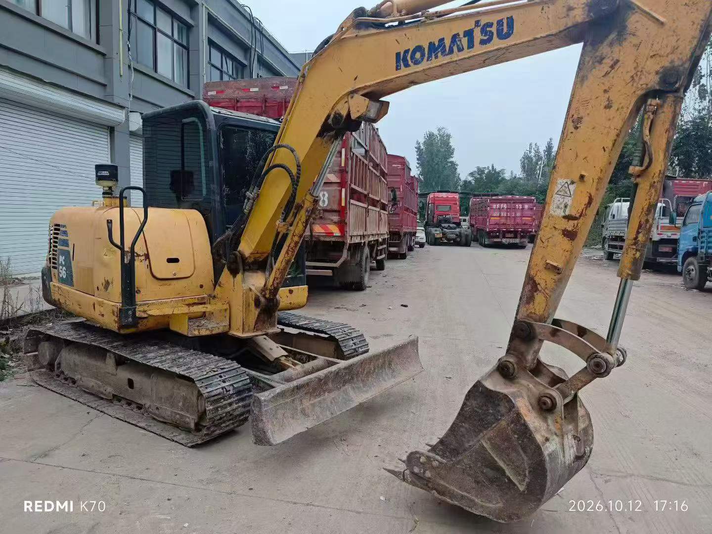 Buy Komatsu PC56-7 Used Excavator / 2