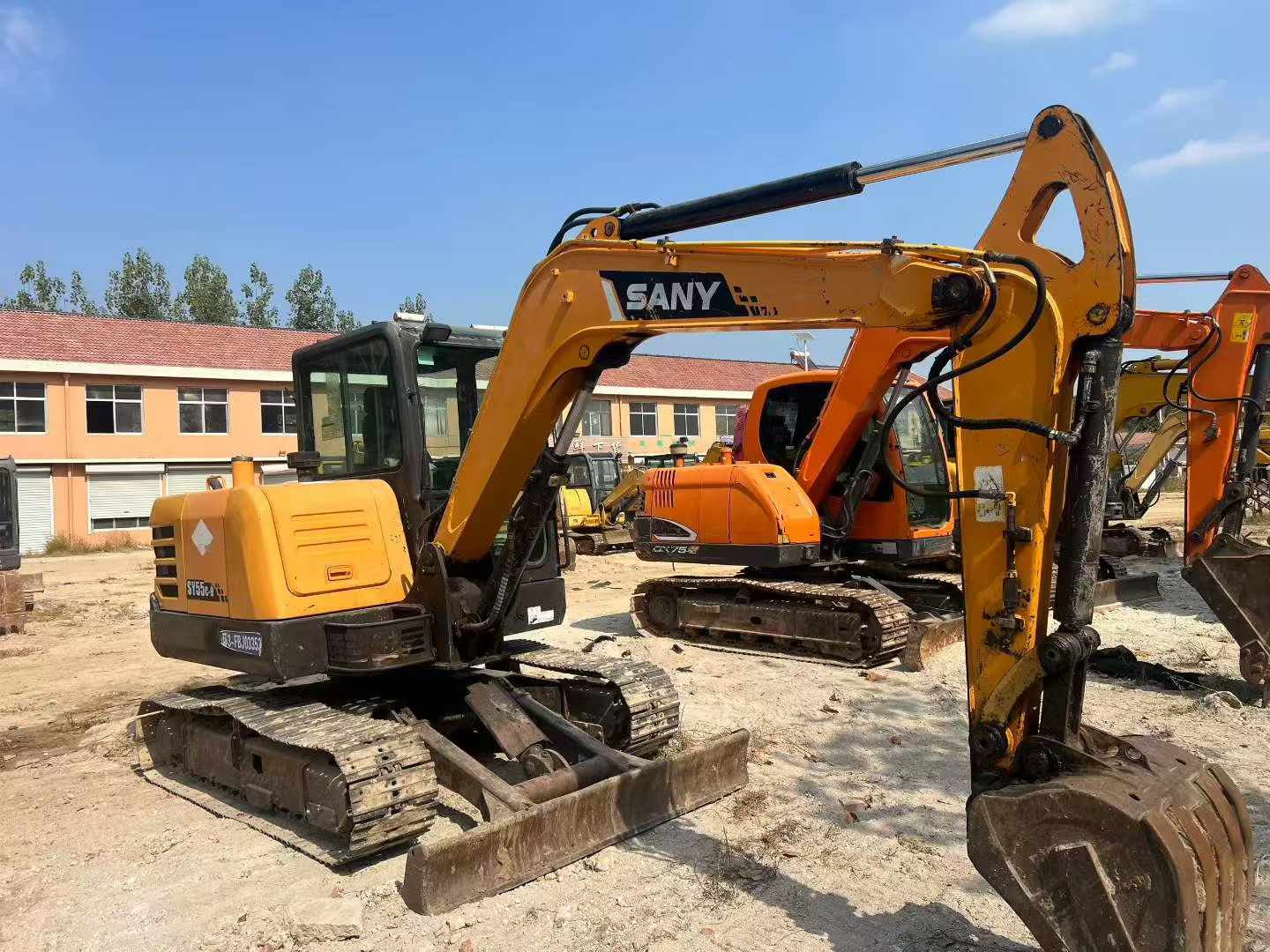 Buy Sany SY55 Used Excavator / 4