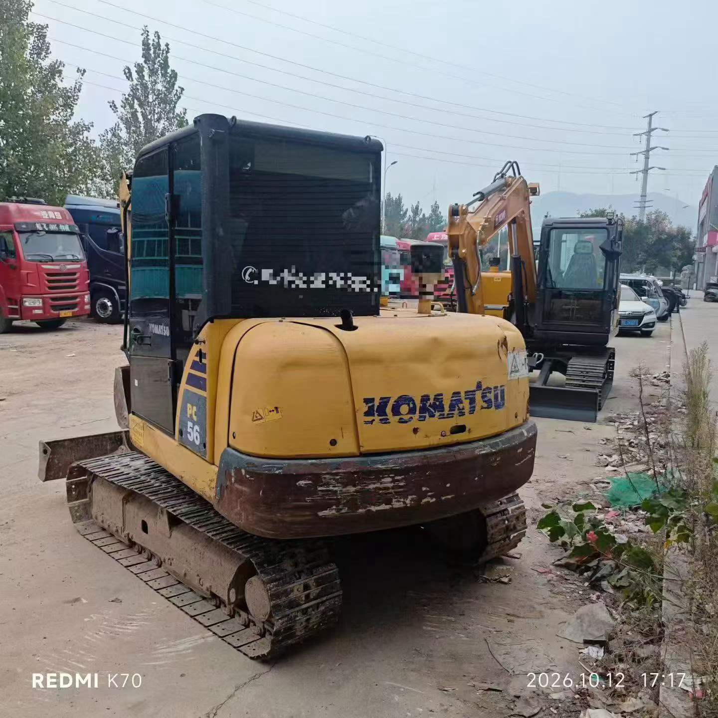 Buy Komatsu PC56-7 Used Excavator / 3