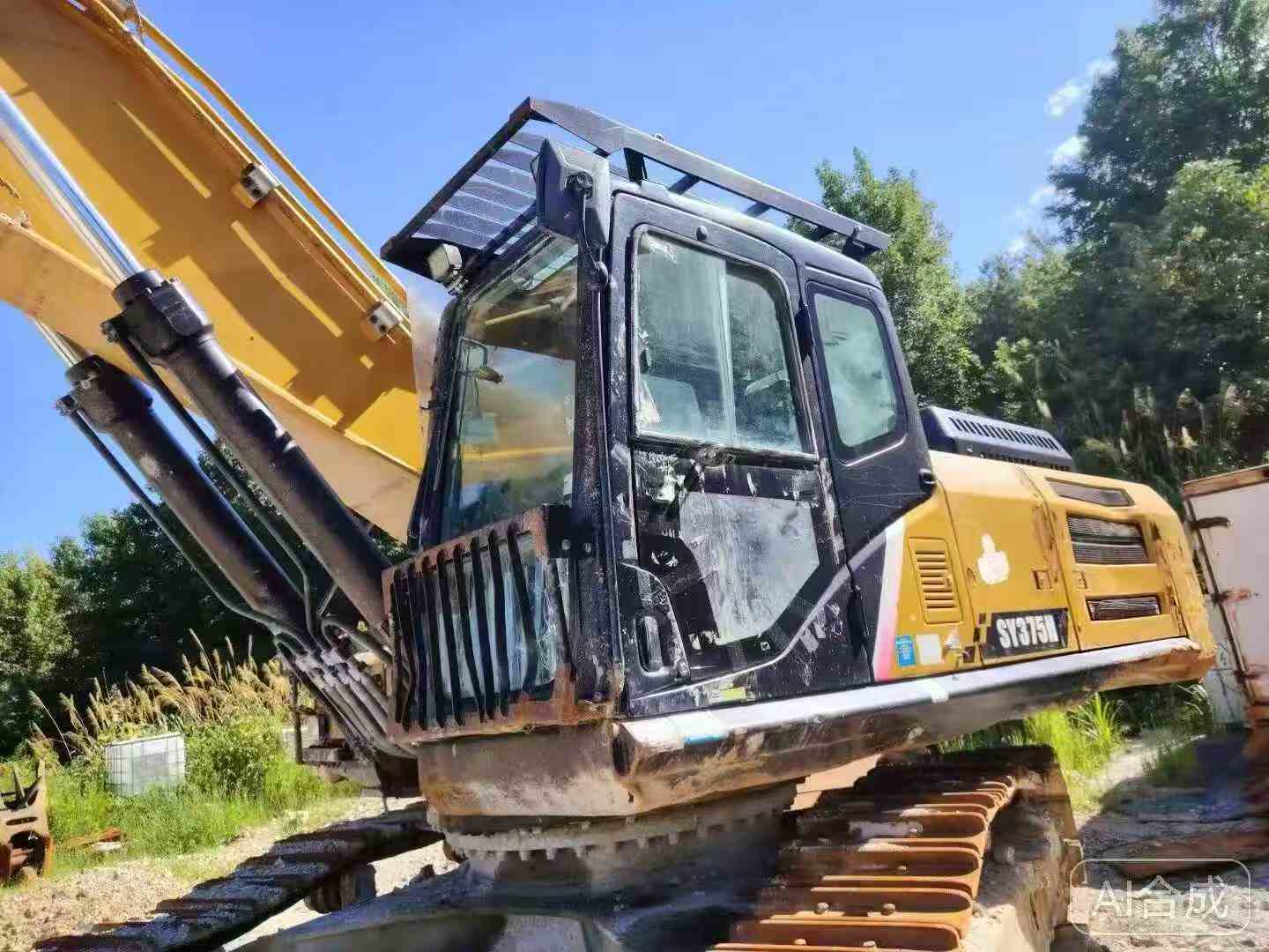 Buy Sany SY375H Used Excavator / 3