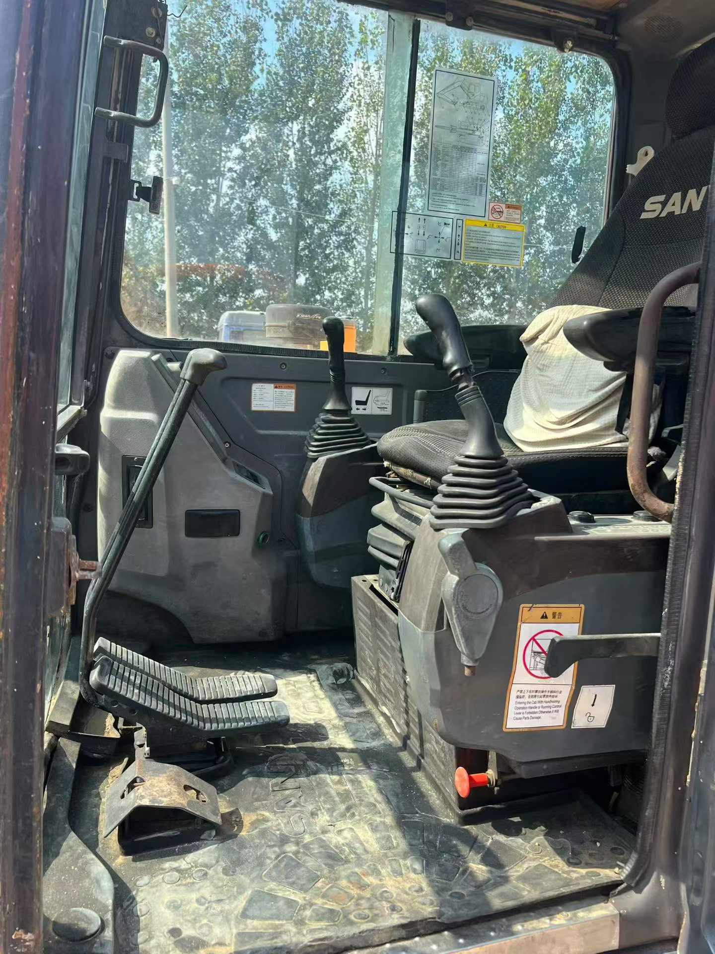 Buy Sany SY55 Used Excavator / 8