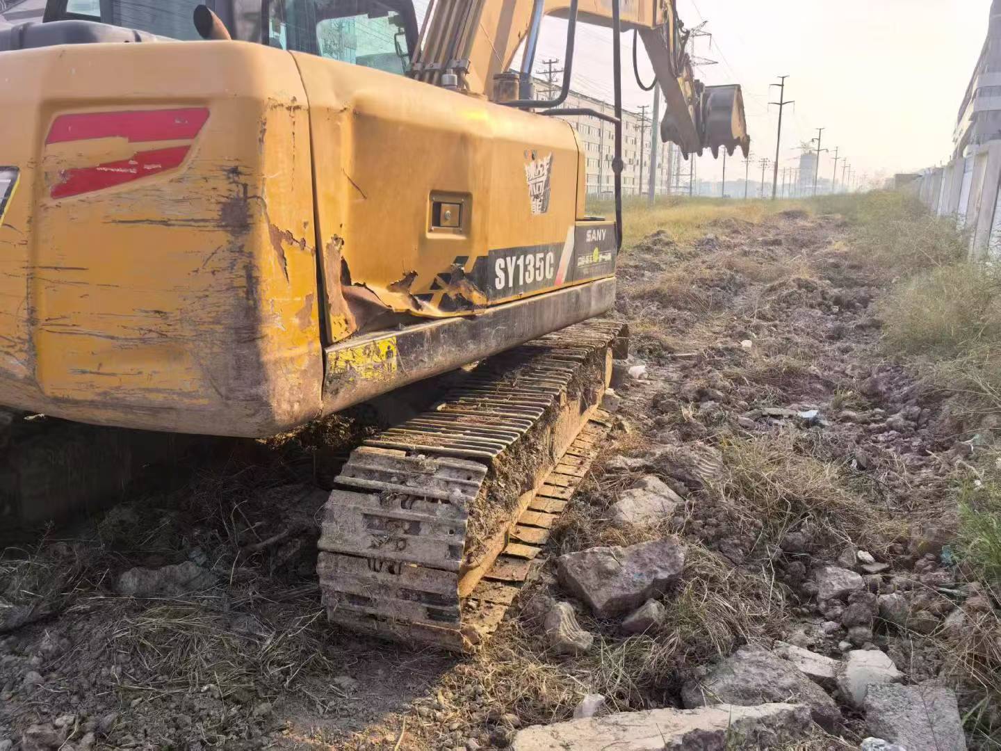 Buy Sany SY135 Used Excavator / 6