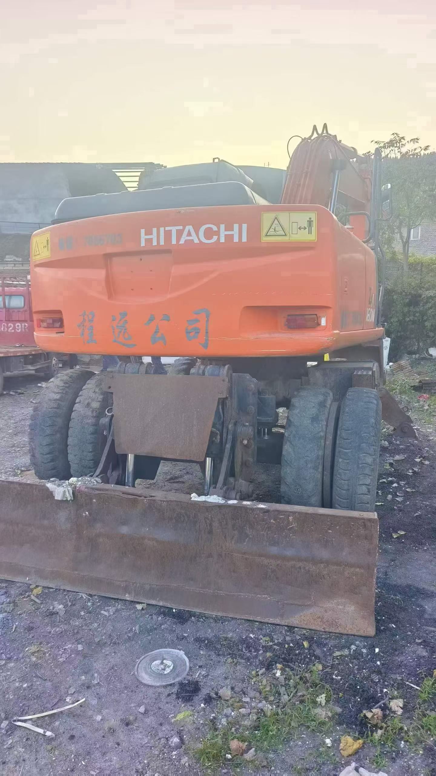 Buy Hitachi ZX160W Used Excavator / 4