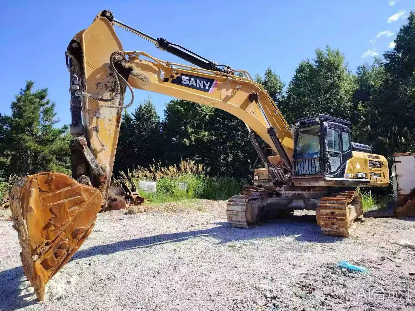 Buy Sany SY375H Used Excavator / 5