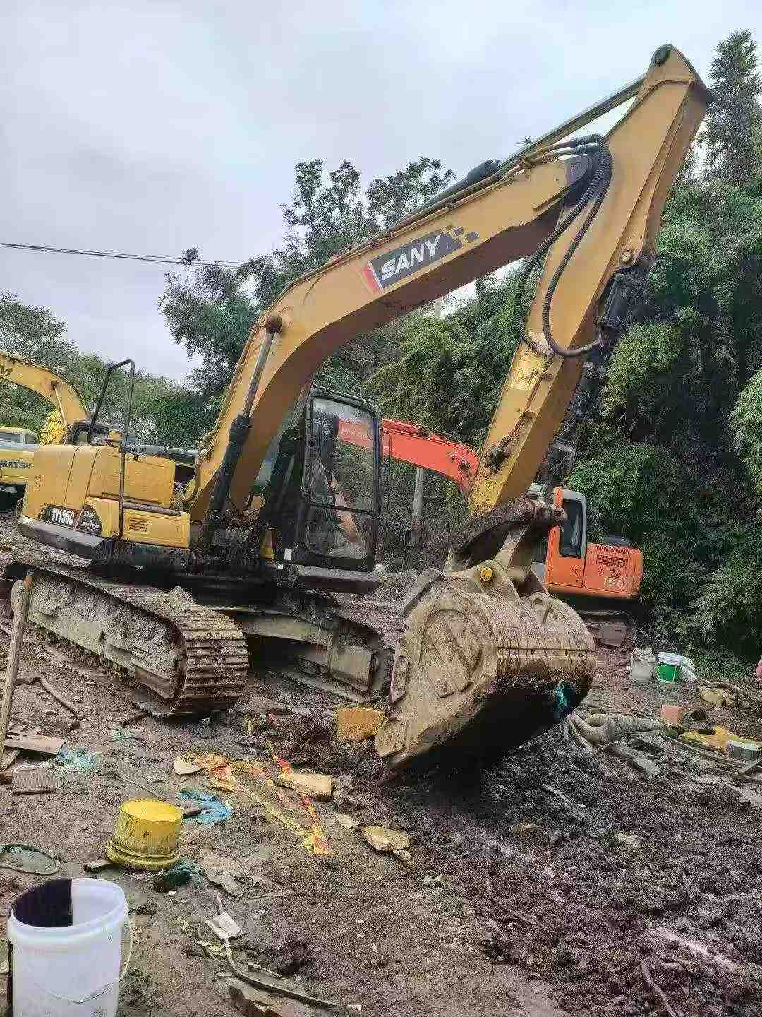 Buy Sany SY155C Used Excavator / 3