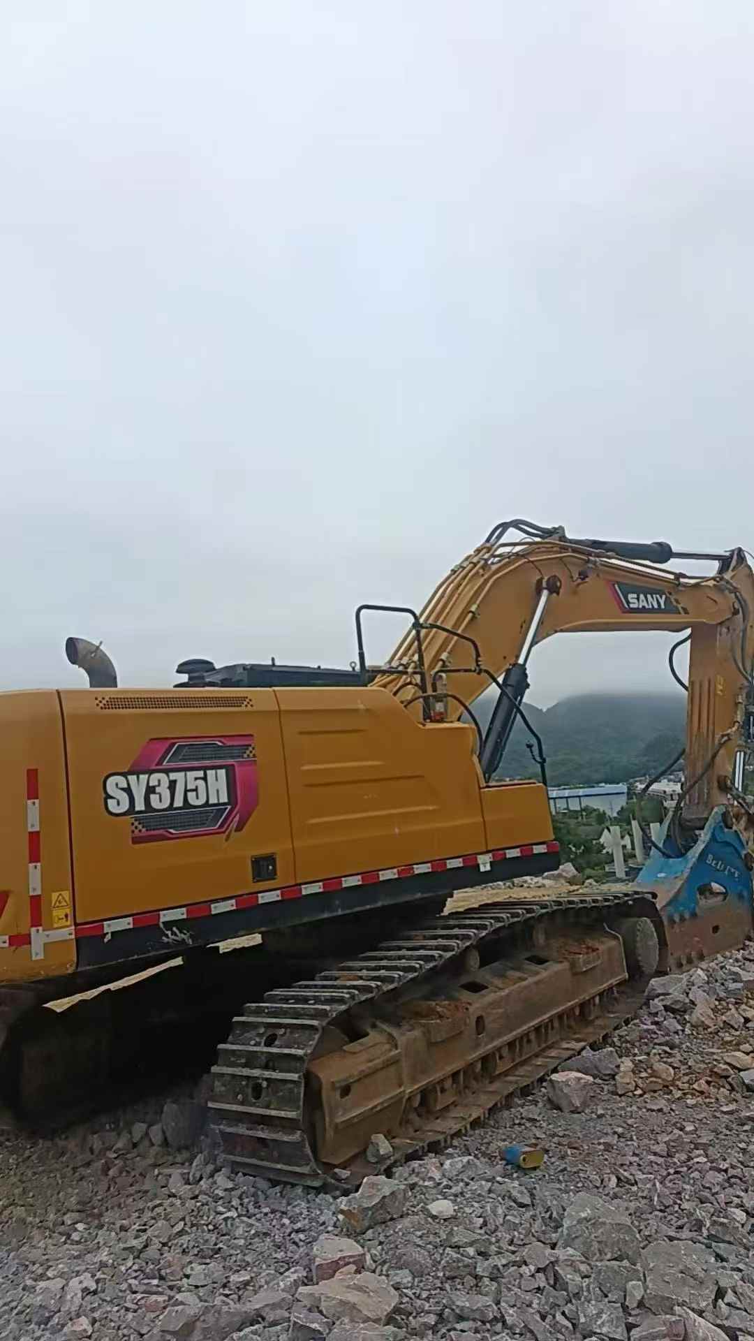 Buy Sany SY375H Used Excavator / 7