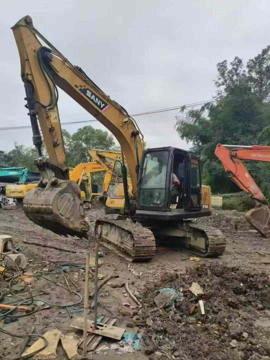 Buy Sany SY155C Used Excavator / 7