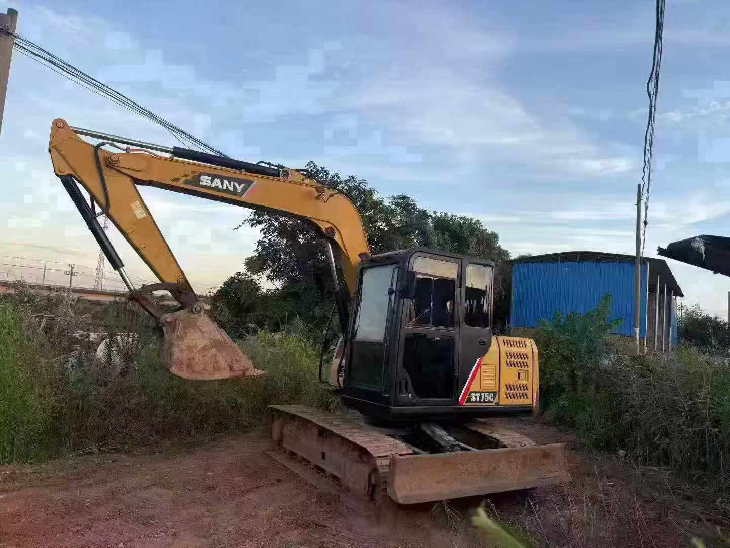 Buy Sany SY75 Used Excavator / 5