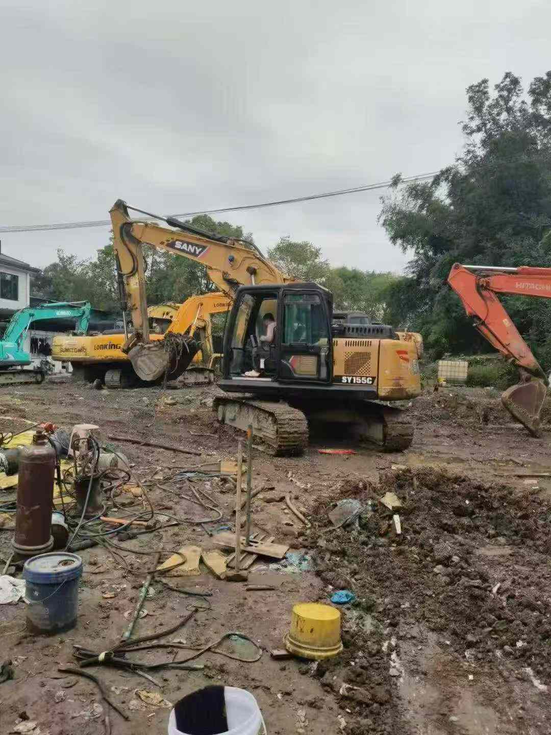 Buy Sany SY155C Used Excavator / 9