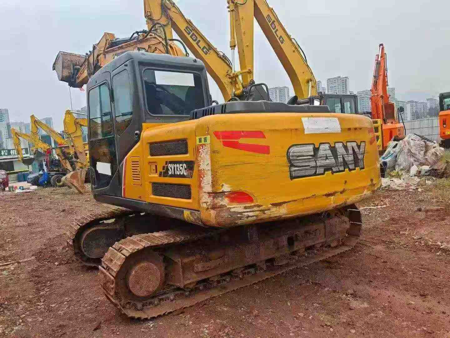 Buy Sany SY135-8S Used Excavator / 3