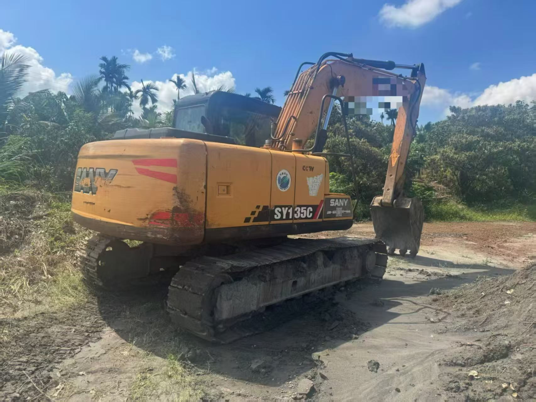 Buy Sany SY135 Used Excavator / 4