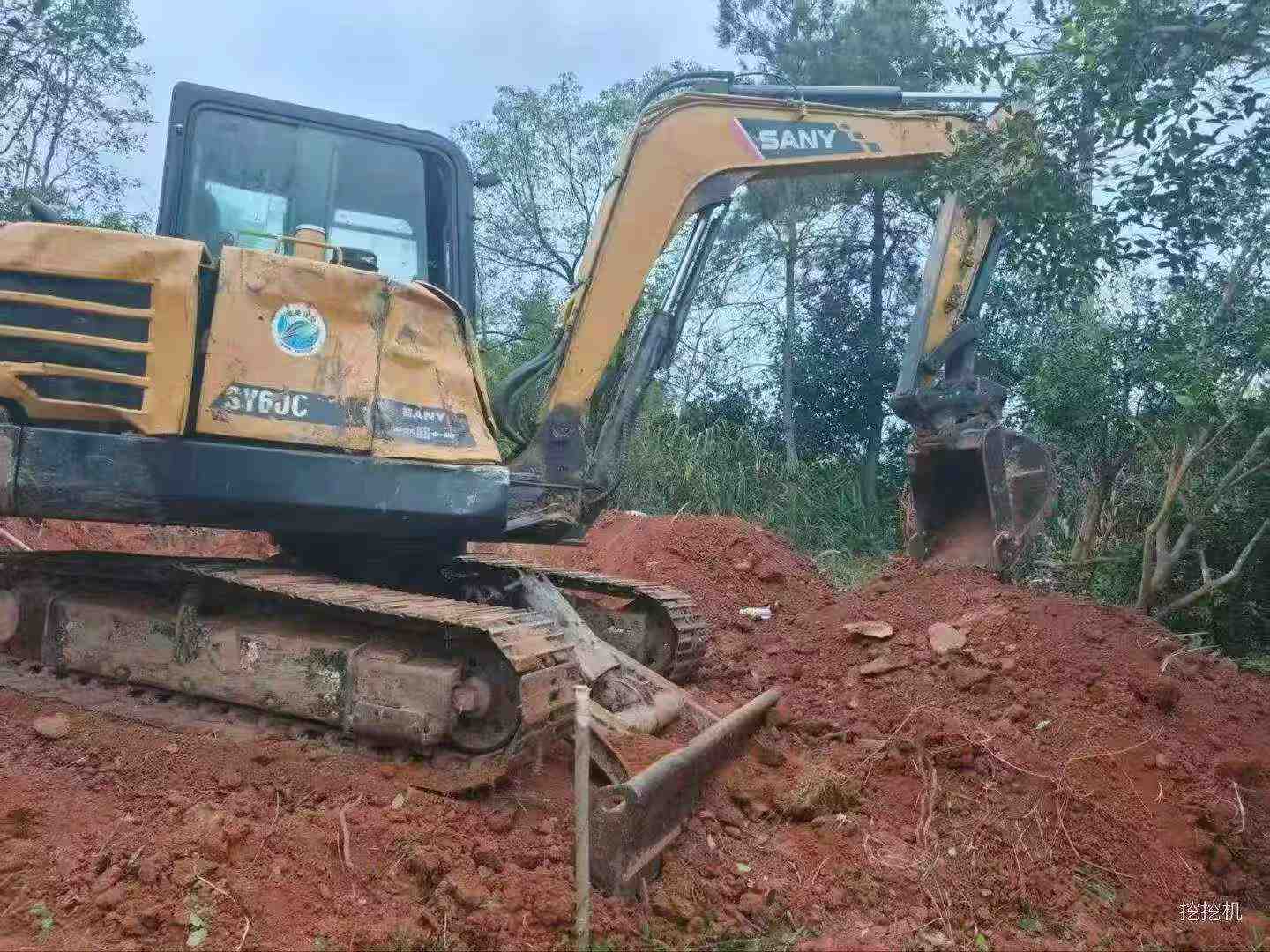 Buy Sany SY60 Used Excavator / 4