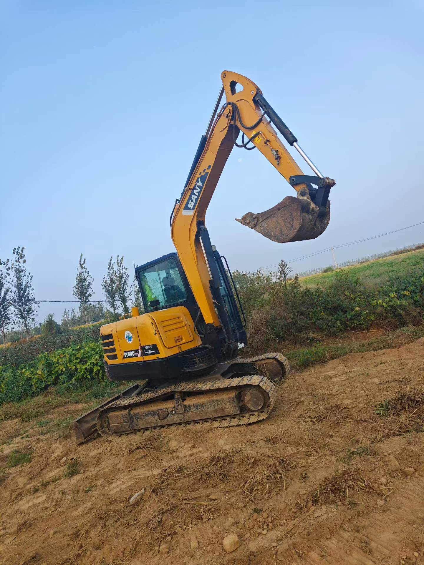 Buy Sany SY60 Used Excavator / 6