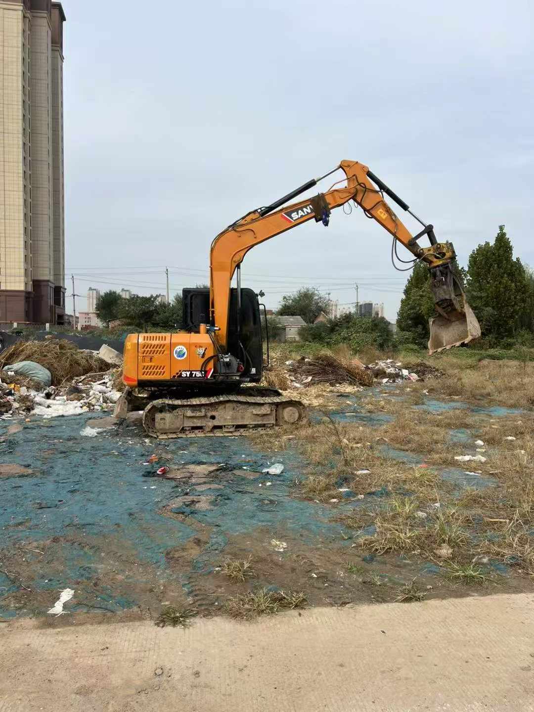Buy Sany SY75 Used Excavator / 4