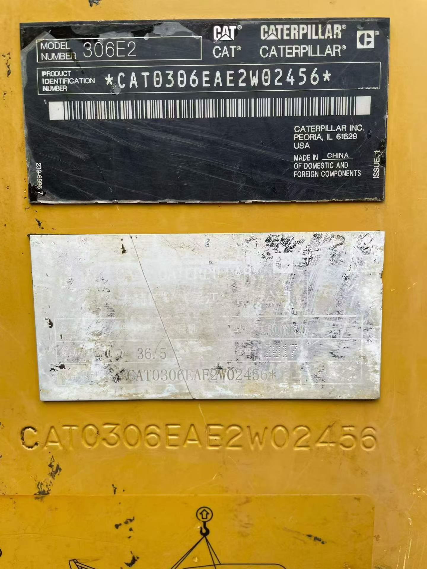 Buy Caterpillar 306D Used Excavator / 5