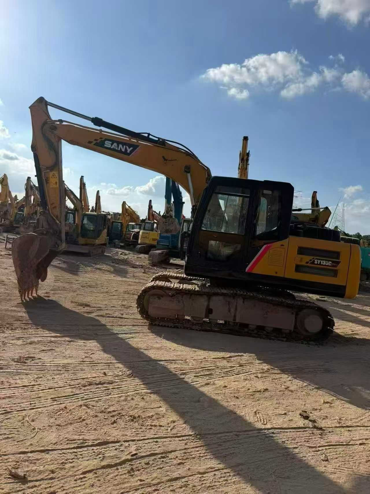 Buy Sany SY135 Used Excavator / 8