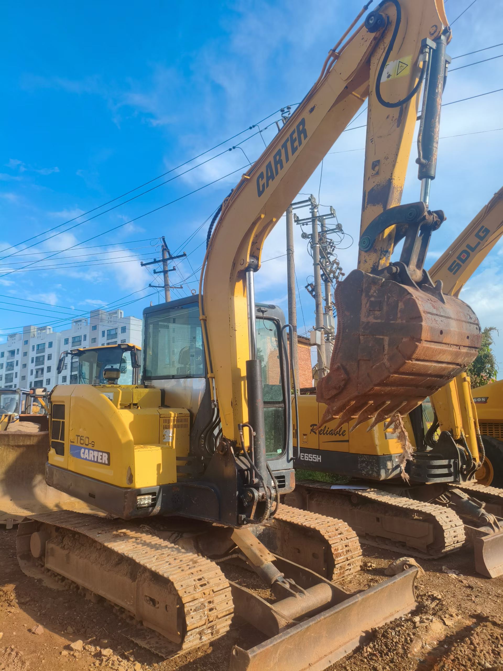 Buy Caterpillar CT60-9 Used Excavator / 4