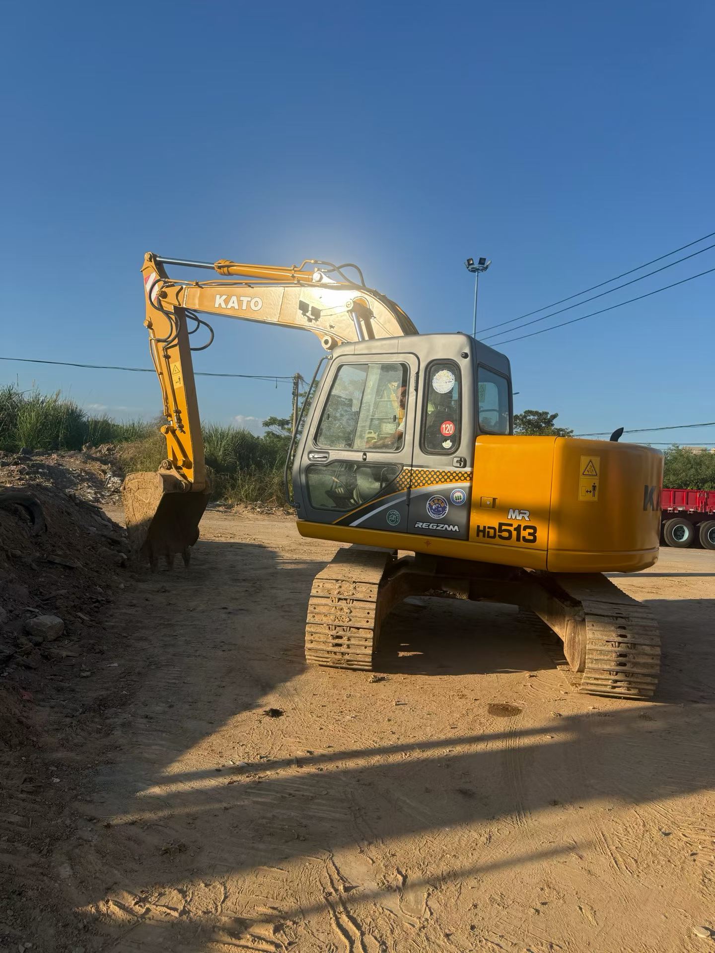 Buy Kato HD513MR Used Excavator / 2