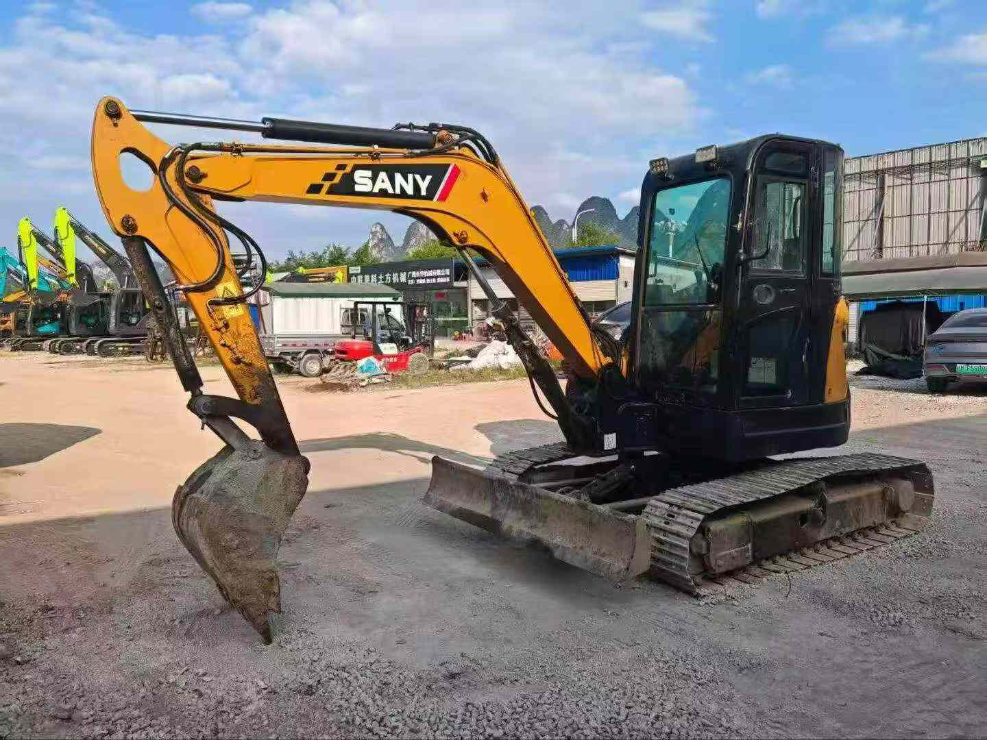 Buy Sany SY55 Used Excavator / 3