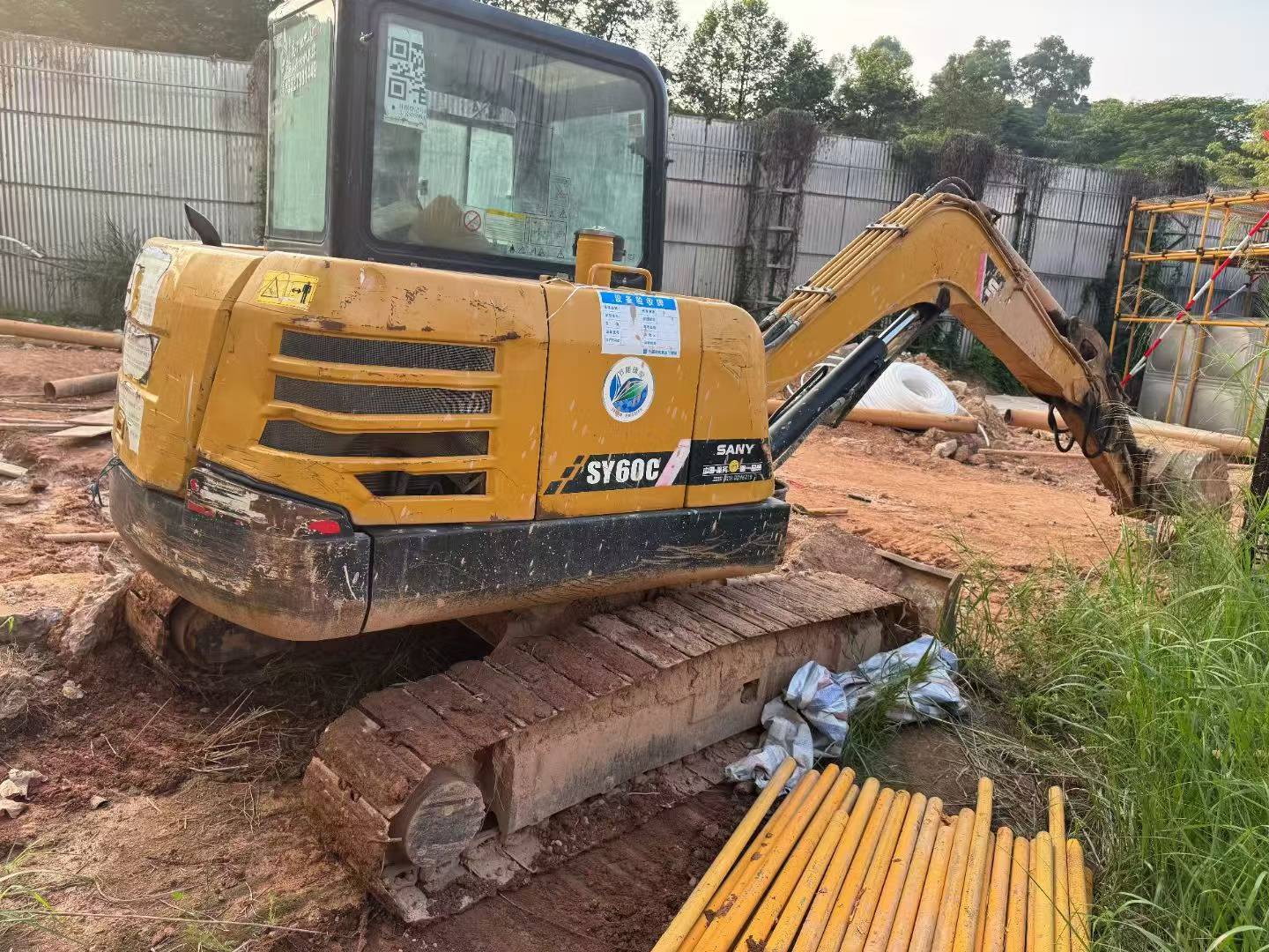 Buy Sany SY60 Used Excavator / 2