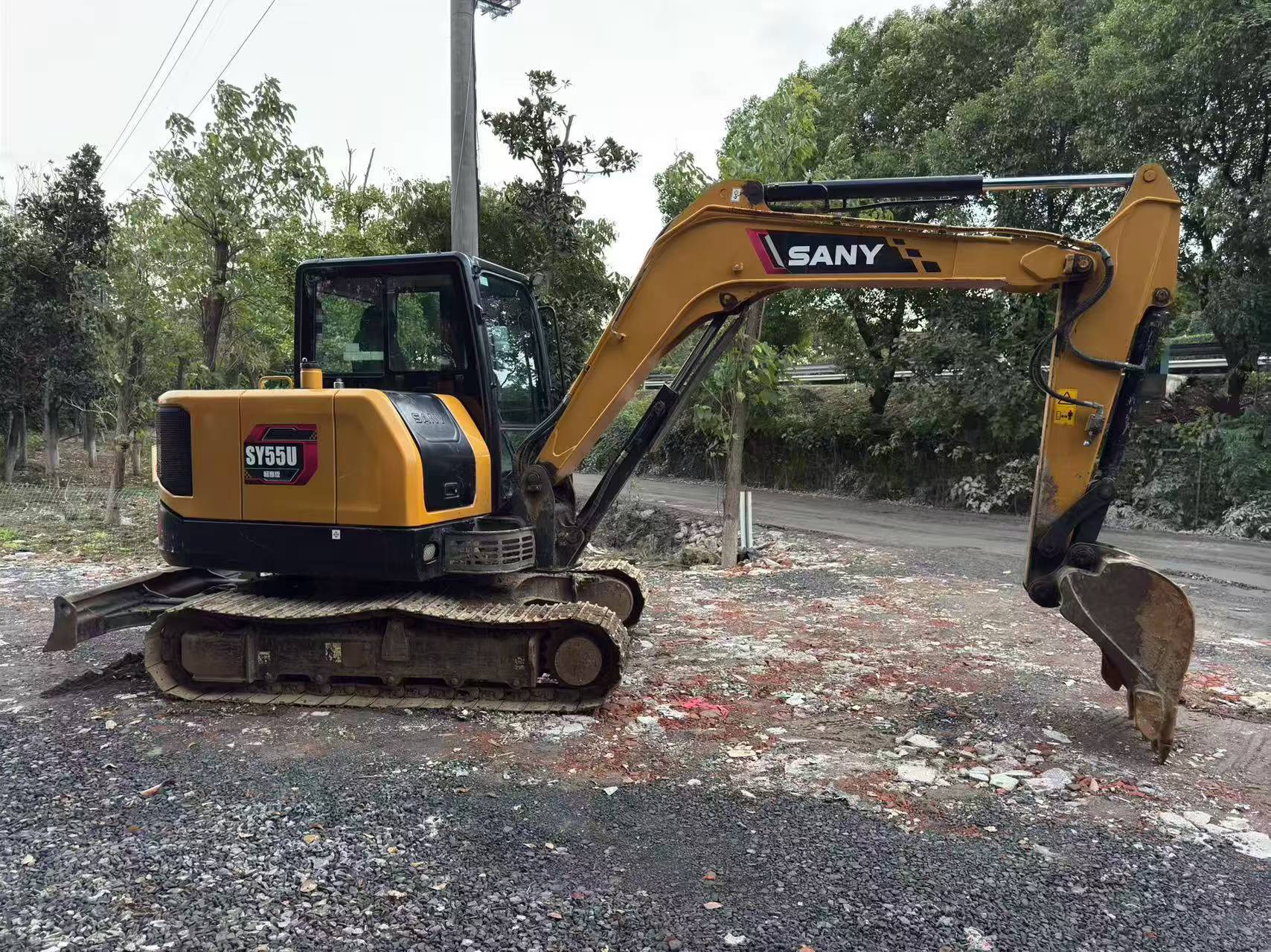 Buy Sany SY55 Used Excavator / 9