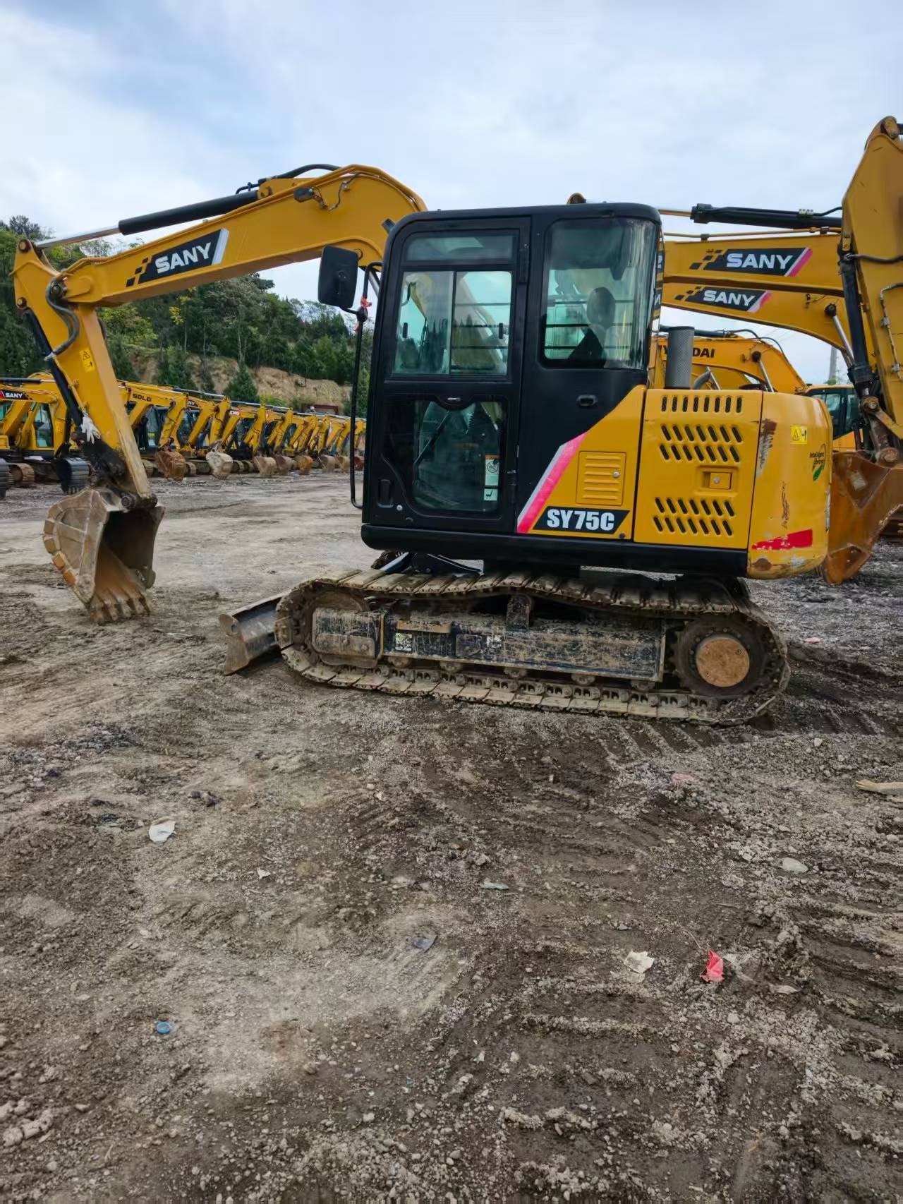 Buy Sany SY75 Used Excavator / 4