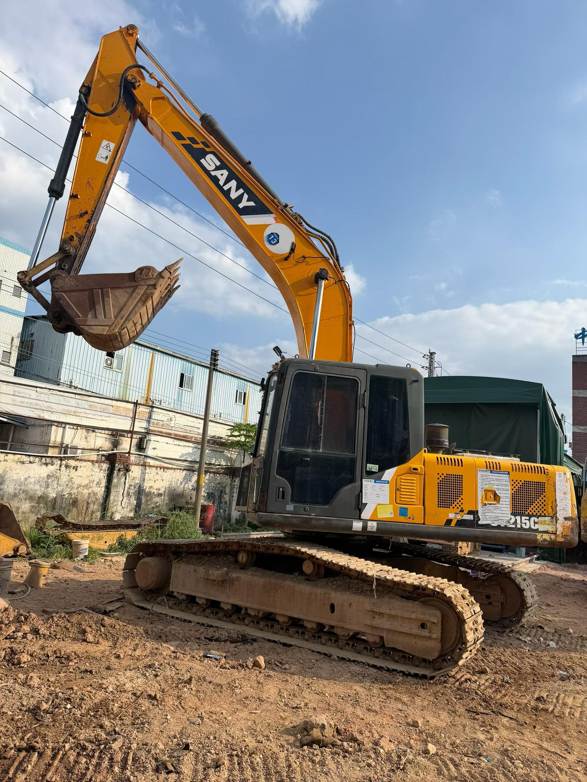 Buy Sany SY215C-8 Used Excavator / 3