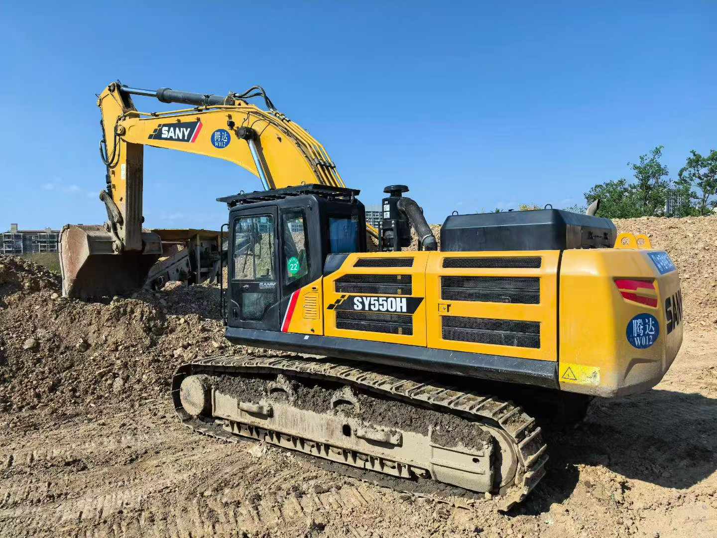 Buy Sany SY550H Used Excavator / 9