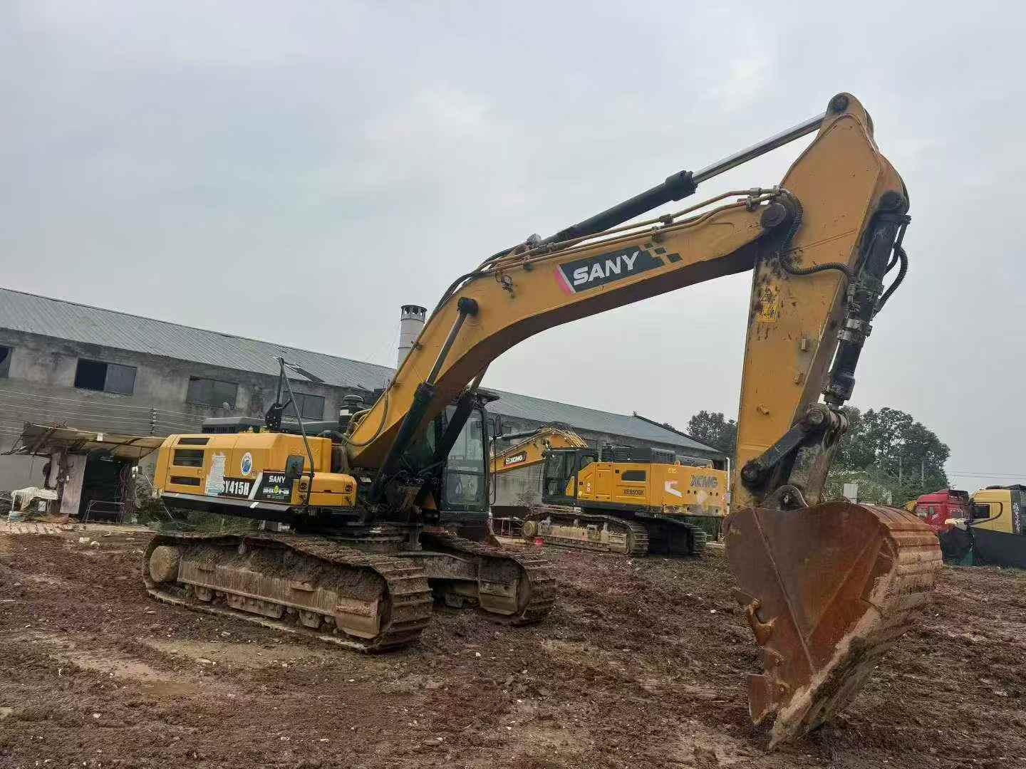 Buy Sany SY375H Used Excavator / 3