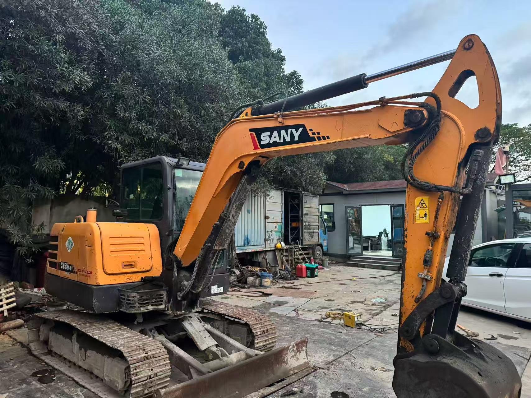 Buy Sany SY55C-9 Used Excavator / 4