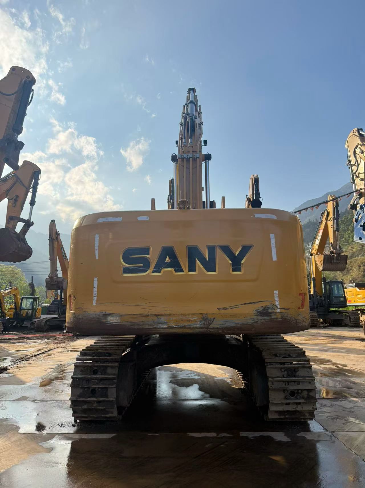 Buy Sany SY375H Used Excavator / 3