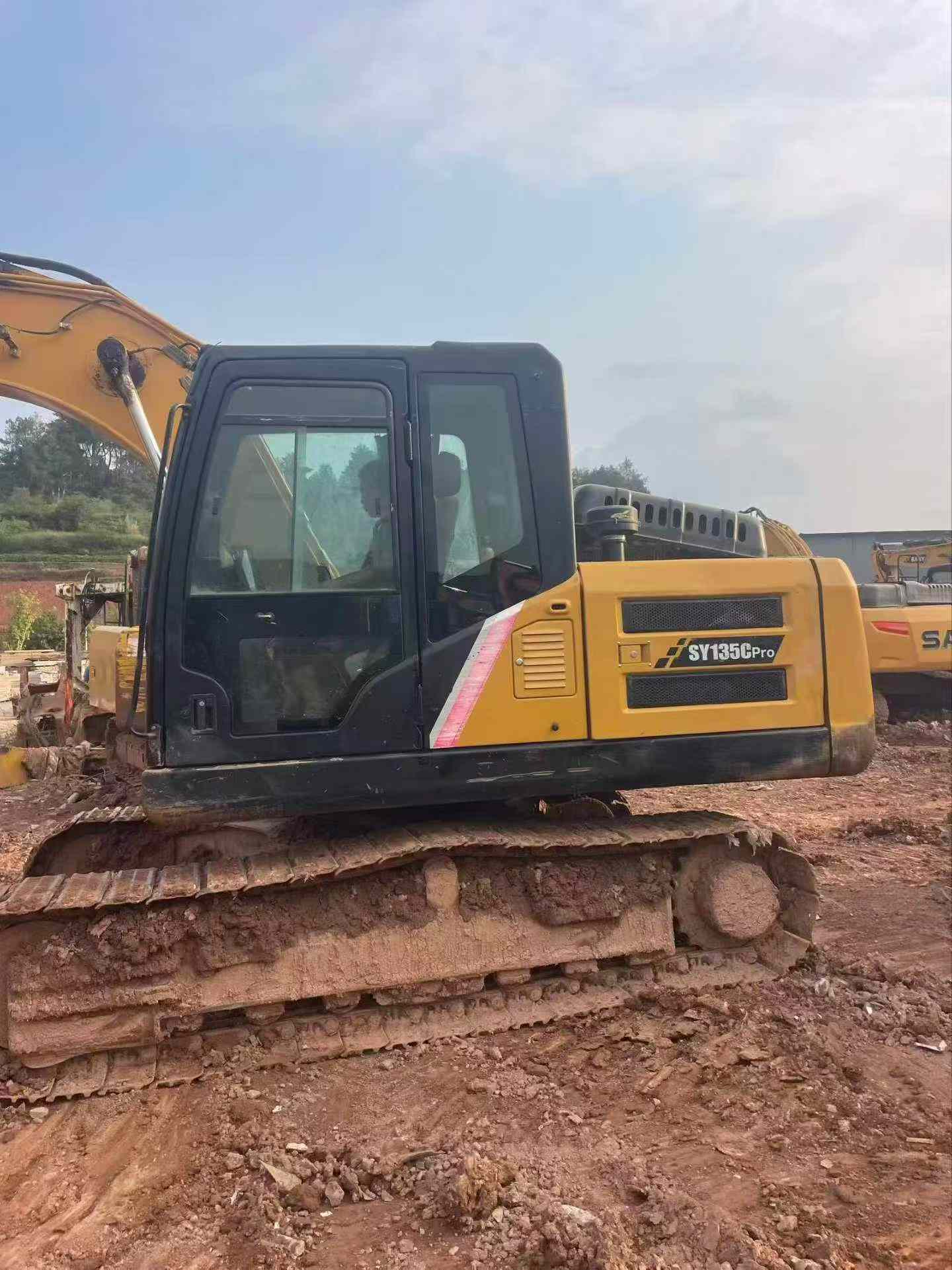Buy Sany SY135 Used Excavator / 8