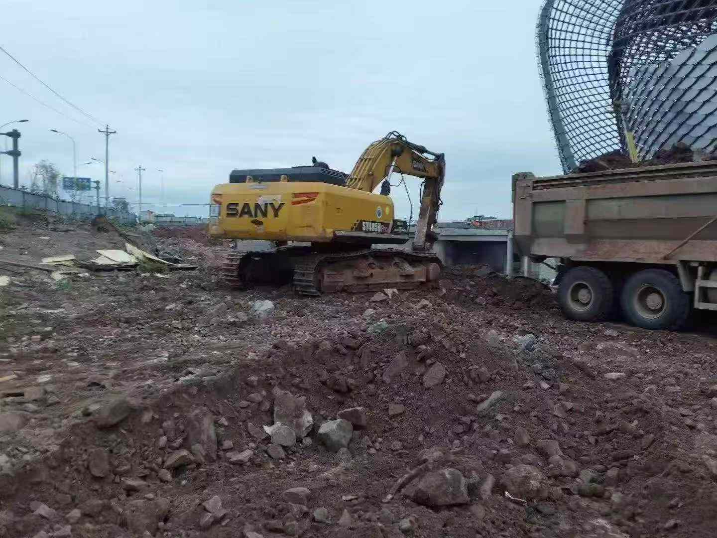 Buy Sany SY485C Used Excavator / 3