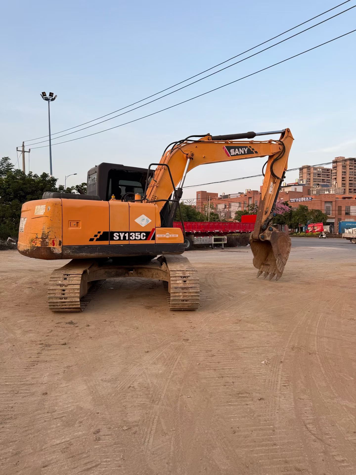 Buy Sany SY135 Used Excavator / 7