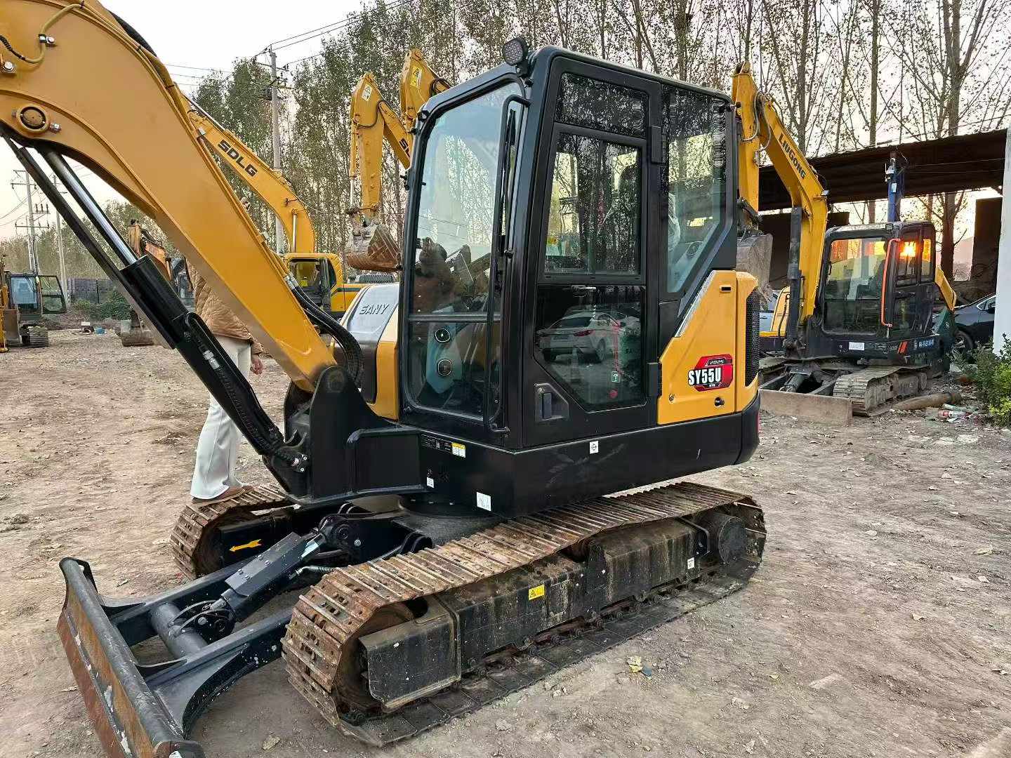 Buy Sany SY55 Used Excavator / 8