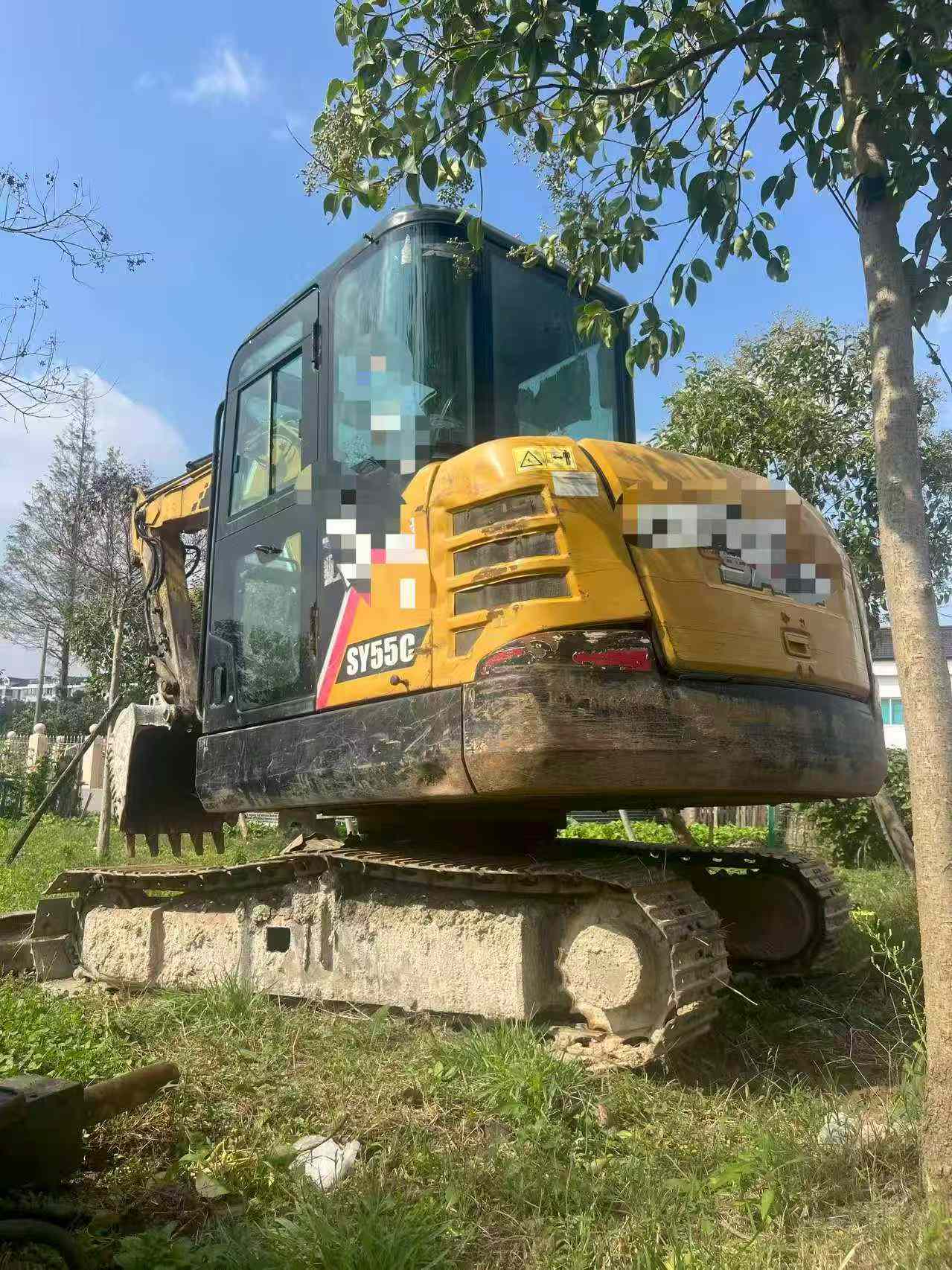 Buy Sany SY55 Used Excavator / 8