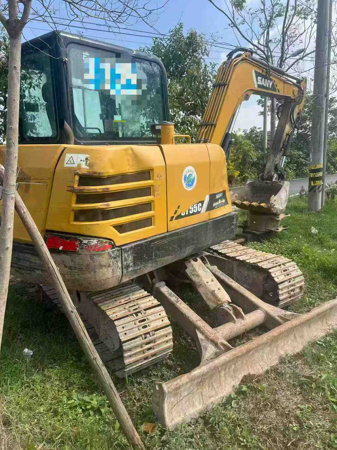 Buy Sany SY55 Used Excavator / 5