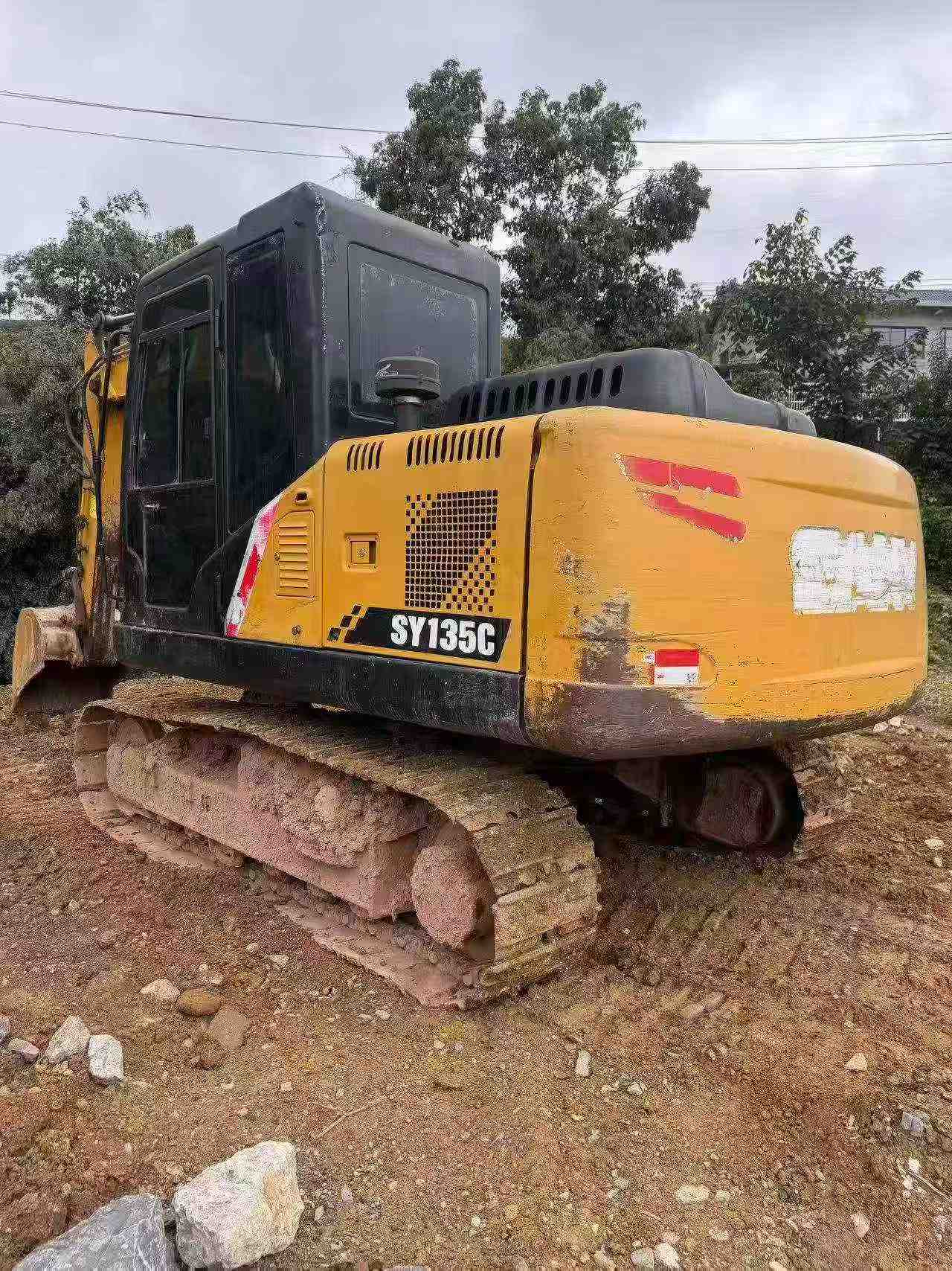 Buy Sany SY135 Used Excavator / 6