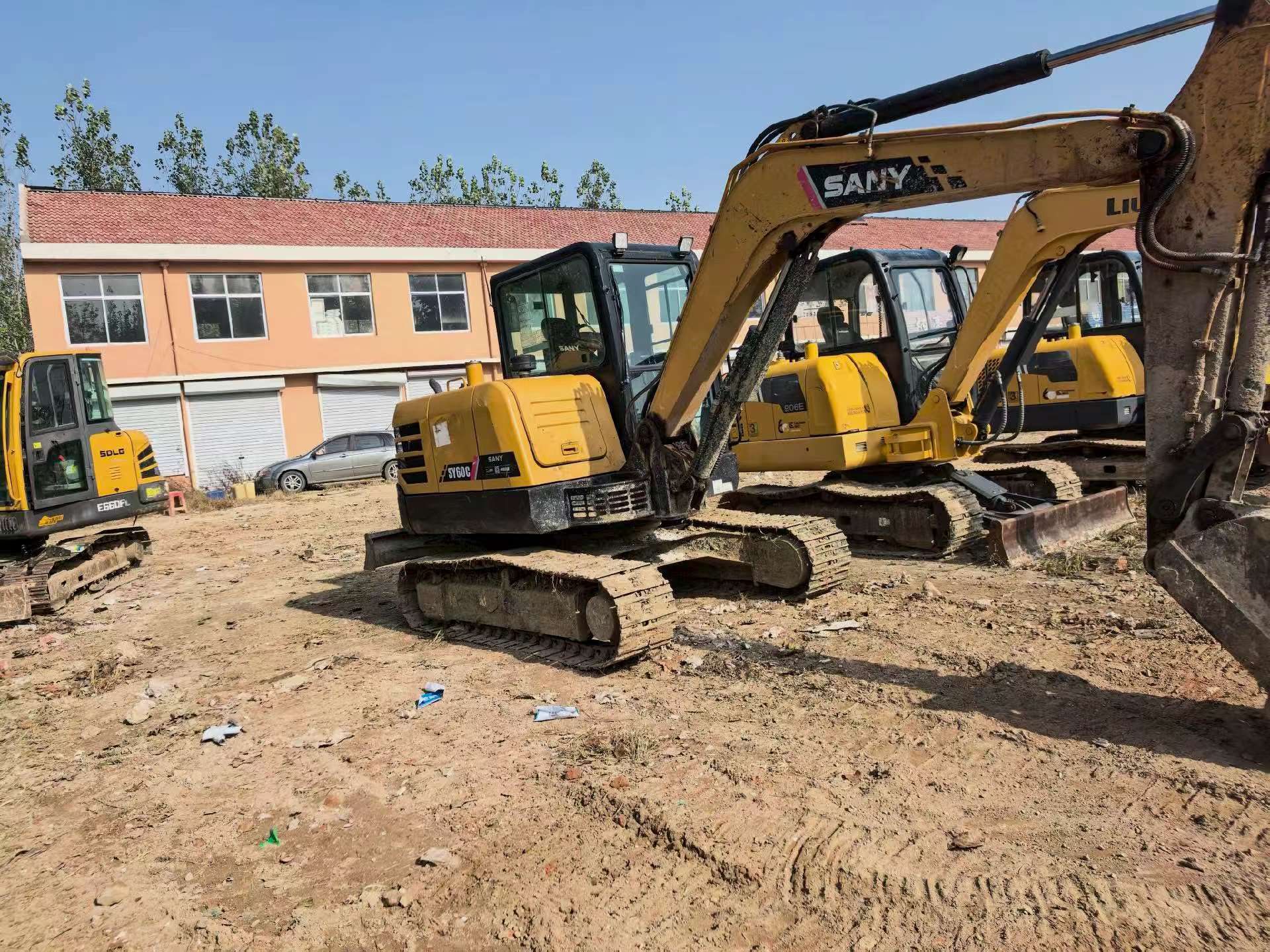 Buy Sany SY55 Used Excavator / 4